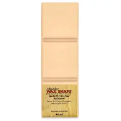 Enkaustikos Wax Snaps Encaustic Paints - Naples Yellow Reddish, 40 ml cake