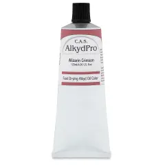 CAS AlkydPro Fast-Drying Alkyd Oil Color - Alizarin Crimson, 120 ml tube