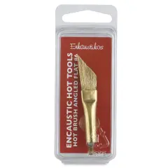 Enkaustikos Hot Brush Attachment - Angled Flat, Size 6
