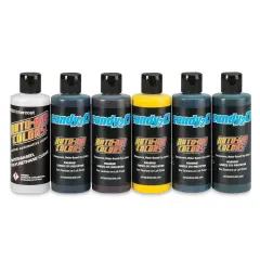 Createx Candy2O Auto Air Color - Cool Colors, Set of 6, 4 oz