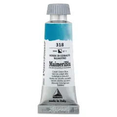 Maimeri Blu Artist Watercolor - Cobalt Green Blue, 12 ml Tube