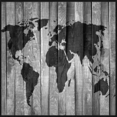 Embossing Large World Map Wall Stencil | 3749A-10mil by Designer Stencils | Pattern Stencils | Reusable Stencils for Painting | Safe & Reusable Template for Wall Decor | Try This Stencil Instead of a Wallpaper | Easy to Use & Clean Art Stencil Pattern