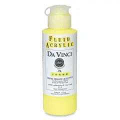 Da Vinci Fluid Acrylics - Hansa Yellow Light, 16 oz bottle