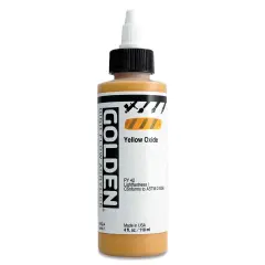 Golden High Flow Acrylics - Yellow Oxide, 4 oz bottle