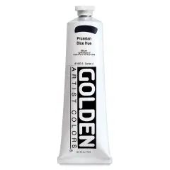 Golden Heavy Body Artist Acrylics - Prussian Blue Historic Hue, 5 oz Tube