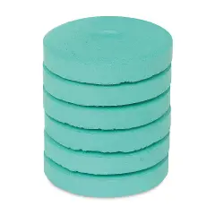 Richeson Tempera Cakes - Aquamarine Metallic, Pkg of 6