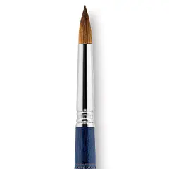 Escoda Optimo Kolinsky Sable Brush - Pointed Round, Long Handle, Size 10