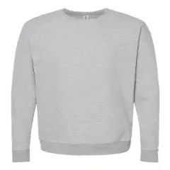 Tultex&reg; Fleece Crewneck Sweatshirt Heather Grey