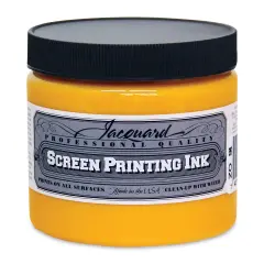 Jacquard Screen Printing Ink - Process Yellow, 16 oz