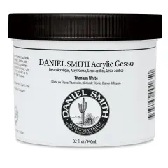 Daniel Smith Acrylic Gesso - Titanium White, 32 oz