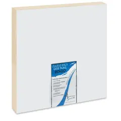 American Easel Gessoed Wood Painting Panel - 20" x 20", 1-5/8" Deep Cradle