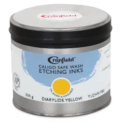 Cranfield Caligo Safe Wash Etching Ink - Diarylide Yellow, 500 g Can