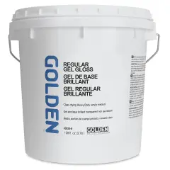 Golden Acrylic Medium - Regular Gel Gloss, 128 oz tub