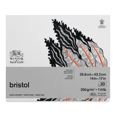Winsor & Newton Bristol Paper Pad - 14" x 17", 20 Sheets