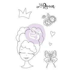 Prima Marketing Inc Jn Doll Stamps - Clarissa - 5.25"x8", 7 Pcs 655350913021