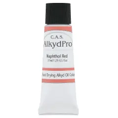 CAS AlkydPro Fast-Drying Alkyd Oil Color - Naphthol Red, 37 ml tube