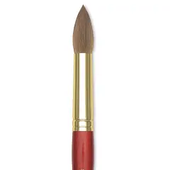 Winsor & Newton Sceptre Gold II Brush - Pointed Round, Short Handle, Size 20