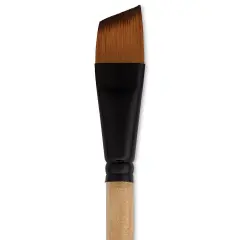 Dynasty Black Gold Brush - Angular, Short Handle, Size 3/4"