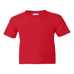 Gildan&reg; DryBlend Youth Short Sleeve Crewneck T-Shirt Red