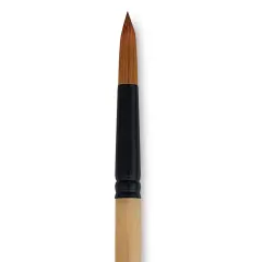 Dynasty Black Gold Brush - Round, Short Handle, Size 14