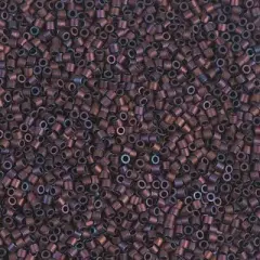 Miyuki Delica Bead 15/0, DBS0312, Matte Metallic Dark Raspberry Iris