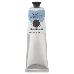 Cranfield Caligo Safe Wash Etching Ink - Brown Black, 150 ml Tube