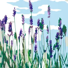 Artwille DIY Paint by Numbers for Adults and Kids, Acrylic Painting Kit - "Flowers 2.17", 13.8 x 17.7 in