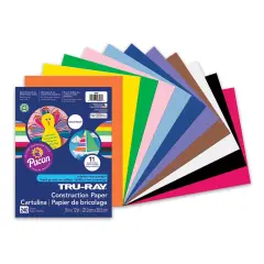 Pacon Tru-Ray Construction Paper - 9" x 12", Smart Stack, 240 Sheets