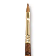 Escoda Reserva Kolinsky-Tajmyr Sable Brush - Filbert, Short Handle, Size 4