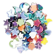Diamond Tech Whimsy Shape Tiles - Iridescent, 1 lb