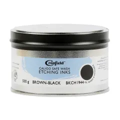 Cranfield Caligo Safe Wash Etching Ink - Brown Black, 500 g Can