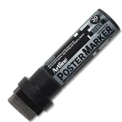 Artline Poster Markers - Metallic Silver, 30 mm