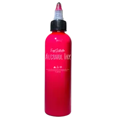 Premium Alcohol Ink | Metallic and Vibrant | High Saturated Unique Colors | For Tumblers, Coasters, Resin Dye, Alcohol Ink Paper, Yupo, Resin Petri Dish | 4 oz by volume | by Ezgi Sertcetin Metallic neon pink