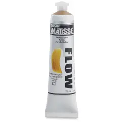 Matisse Flow Acrylic Paint - Transparent Yellow Oxide, 75 ml