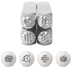 ImpressArt Design Stamp - Texture Pack Series 2, Set of 4