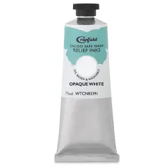 Cranfield Caligo Safe Wash Relief Ink - Opaque White, 75 ml