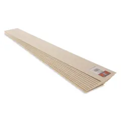 Midwest Products Basswood Sheets - 10 Pieces, 1/16" x 3" x 24"