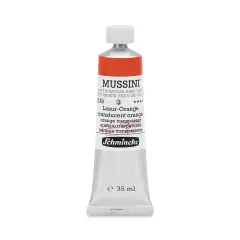 Schmincke Mussini Oil Color - Transparent, Translucent Orange, 35 ml tube