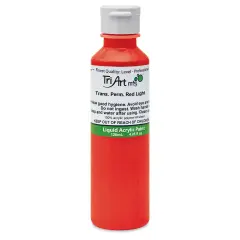Tri-Art Liquid Artist Acrylics - Transparent Pyrrole Red Light, 120 ml bottle
