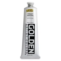 Golden Heavy Body Artist Acrylics - Iridescent Gold (Fine), 5 oz tube