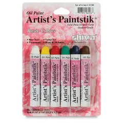 Richeson Shiva Student OilStiks - Assorted Colors, Set of 6