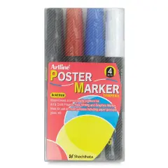 Artline Poster Markers - 4 mm Tip, Primary Colors