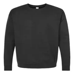 Tultex&reg; Fleece Crewneck Sweatshirt Black