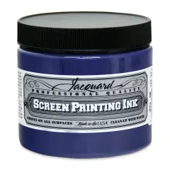 Jacquard Screen Printing Ink - Opaque Navy, 16 oz