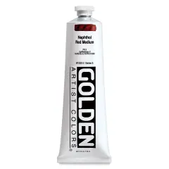 Golden Heavy Body Artist Acrylics - Naphthol Red Medium, 5 oz tube