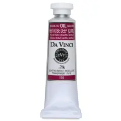 Da Vinci Artists' Oil Color - Red Rose Deep, 37 ml Tube