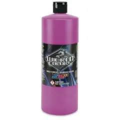 Createx Wicked Colors Airbrush Color - 16 oz, Fluorescent Purple