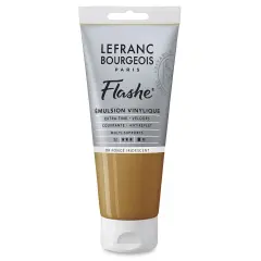 Lefranc & Bourgeois Flashe Vinyl Paint - Iridescent Deep Gold, 80 ml
