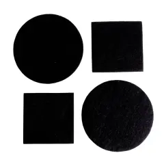 Lehman's Compost Pail Replacement Filters, 2 Sets of 4.5 in Square and 6.5 in Round