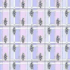 Bloomfield Ave Purple Pansy Lattice Cotton Fabric by RJR Fabrics